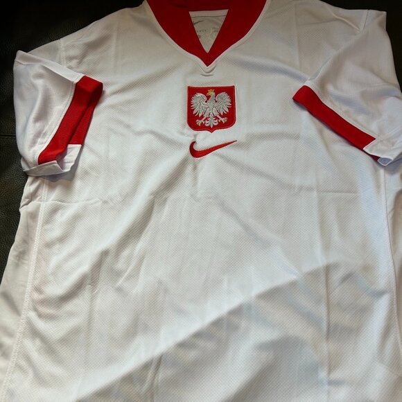 POLAND National Soccer Team JERSEY Men's Sz M,L,XL,2XL NWT by Nike - Picture 1 of 5